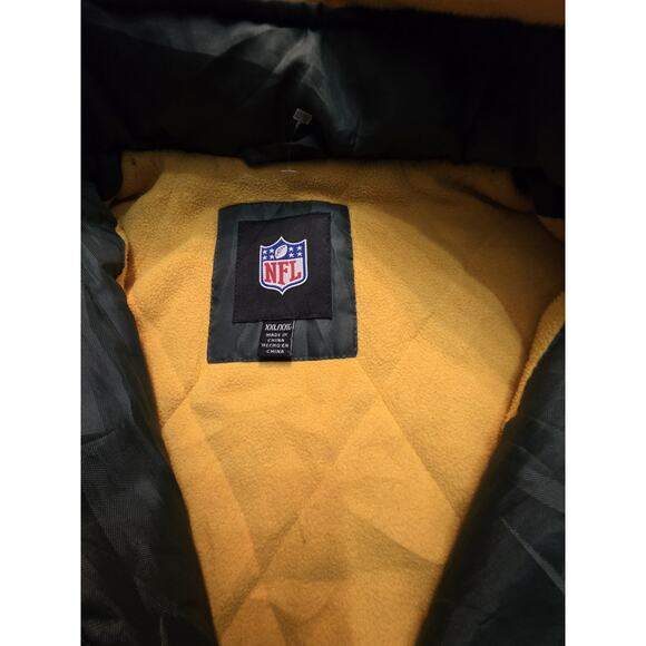 Green Bay Packers Men's Heavyweight NFL Size 2XL Puffer Jacket - Picture 6 of 8
